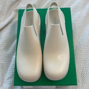 Bottega Veneta Rubber Sea Salt Clog Mules Size 40